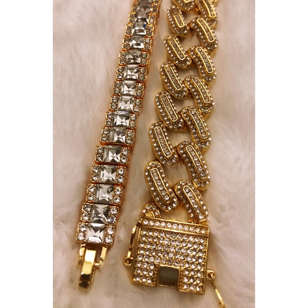 🚫⛔️SOLD OUT⛔️🚫 🎊💎 CubanLink Bracelets SET